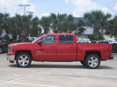 chevrolet silverado 1500 2014 red lt flex fuel 8 cylinders 2 wheel drive automatic 77503