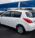 nissan versa 2012 white hatchback 1 8 s gasoline 4 cylinders front wheel drive automatic 76234