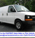 chevrolet express cargo 2008 white van 1500 gasoline 6 cylinders rear wheel drive automatic 45840