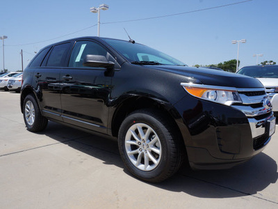 ford edge 2013 black se gasoline 6 cylinders front wheel drive automatic 75062