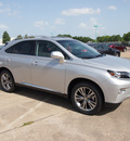 lexus rx 450h 2013 silver suv hybrid 6 cylinders all whee drive automatic 77074