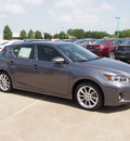 lexus ct 200h 2013 gray hatchback hybrid 4 cylinders front wheel drive automatic 77074