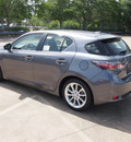 lexus ct 200h 2013 gray hatchback hybrid 4 cylinders front wheel drive automatic 77074