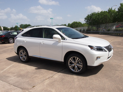 lexus rx 350 2013 white suv gasoline 6 cylinders front wheel drive automatic 77074