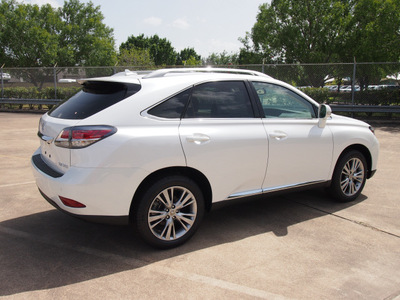 lexus rx 350 2013 white suv gasoline 6 cylinders front wheel drive automatic 77074