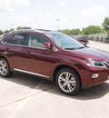 lexus rx 350 2013 dk  red suv gasoline 6 cylinders front wheel drive automatic 77074