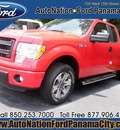 ford f 150 2013 red stx flex fuel 8 cylinders 2 wheel drive automatic 32401