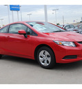 honda civic 2013 red coupe lx 4 cylinders 5 speed automatic 77025
