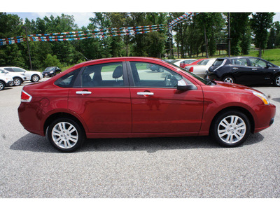 ford focus 2011 dk  red sedan sel gasoline 4 cylinders front wheel drive automatic with overdrive 75657
