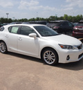 lexus ct 200h 2013 white hatchback hybrid 4 cylinders front wheel drive automatic 77074