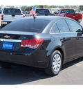 chevrolet cruze 2011 black sedan lt gasoline 4 cylinders front wheel drive automatic 76801