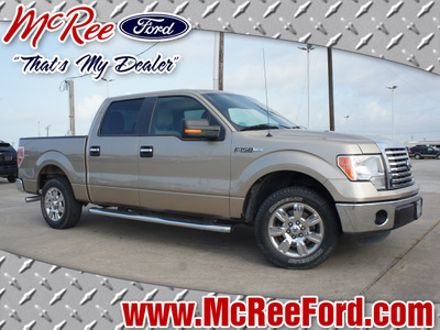 ford f 150 2011 beige xlt flex fuel 8 cylinders 2 wheel drive automatic 77539