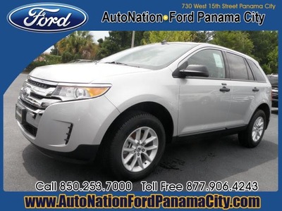 ford edge 2013 silver se gasoline 6 cylinders front wheel drive automatic 32401