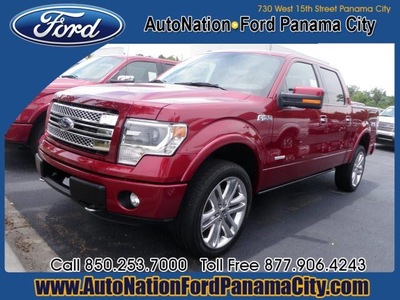 ford f 150 2013 red limited gasoline 6 cylinders 4 wheel drive automatic 32401