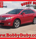 toyota venza 2010 red suv awd v6 gasoline 6 cylinders all whee drive automatic 79110