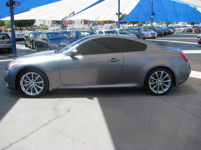 infiniti g37 2008 gray coupe gasoline 6 cylinders rear wheel drive standard 79936