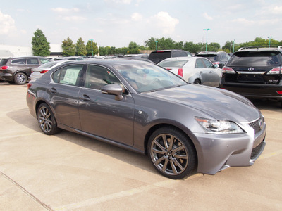 lexus gs 350 2013 gray sedan gasoline 6 cylinders rear wheel drive automatic 77074