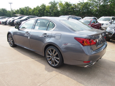 lexus gs 350 2013 gray sedan gasoline 6 cylinders rear wheel drive automatic 77074