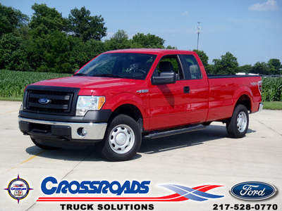 ford f 150 2013 red xl flex fuel 8 cylinders 4 wheel drive automatic 62708