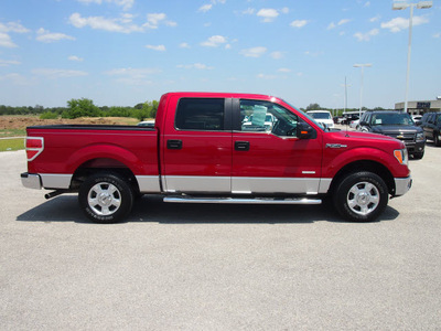 ford f 150 2011 red candy metallic xlt gasoline 6 cylinders 2 wheel drive automatic 78009