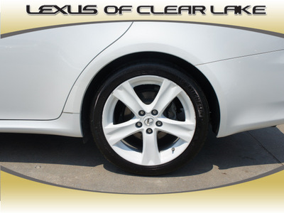 lexus is 250 2011 white sedan gasoline 6 cylinders rear wheel drive automatic 77546