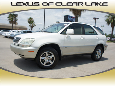 lexus rx 300 2003 white suv gasoline 6 cylinders front wheel drive automatic 77546