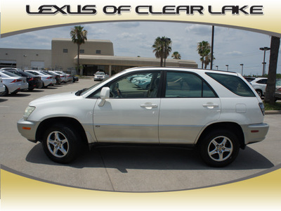 lexus rx 300 2003 white suv gasoline 6 cylinders front wheel drive automatic 77546
