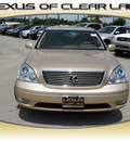 lexus ls 430 2002 gold sedan gasoline 8 cylinders rear wheel drive automatic 77546