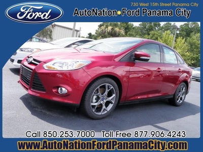 ford focus 2013 red sedan se flex fuel 4 cylinders front wheel drive automatic 32401