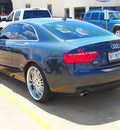 audi a5 2009 blue coupe quattro gasoline 6 cylinders all whee drive automatic 77375