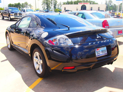mitsubishi eclipse 2007 black hatchback gs gasoline 4 cylinders front wheel drive automatic 77375