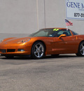 chevrolet corvette 2007 orange coupe gasoline 8 cylinders rear wheel drive automatic 79407