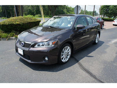 lexus ct 200h 2012 dk  brown hatchback navigation hybrid 4 cylinders front wheel drive automatic 07755