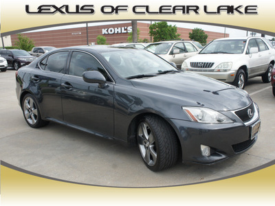 lexus is 350 2006 lt  gray sedan gasoline 6 cylinders rear wheel drive automatic 77546