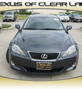 lexus is 350 2006 lt  gray sedan gasoline 6 cylinders rear wheel drive automatic 77546