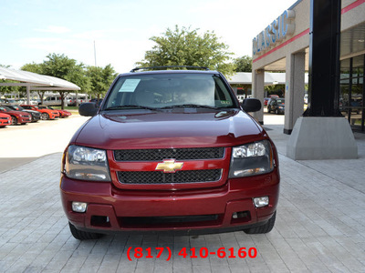 chevrolet trailblazer 2009 dk  red suv lt1 gasoline 6 cylinders 2 wheel drive automatic 76051