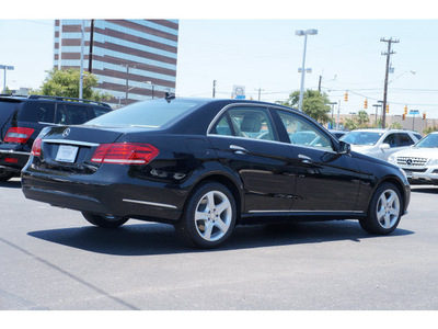 mercedes benz e class 2014 black sedan e350 luxury gasoline 6 cylinders rear wheel drive automatic 78216