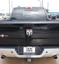 ram 1500 2013 black pickup truck lone star gasoline 8 cylinders 2 wheel drive automatic 76011