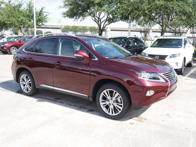 lexus rx 350 2013 dk  red suv gasoline 6 cylinders front wheel drive automatic 77074