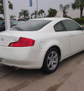infiniti g35 2003 off white coupe base gasoline 6 cylinders dohc rear wheel drive 77065