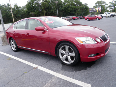 lexus gs 350 2007 dk  red sedan gasoline 6 cylinders rear wheel drive automatic 32401