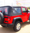 jeep wrangler 2013 red suv sport gasoline 6 cylinders 4 wheel drive manual 77375