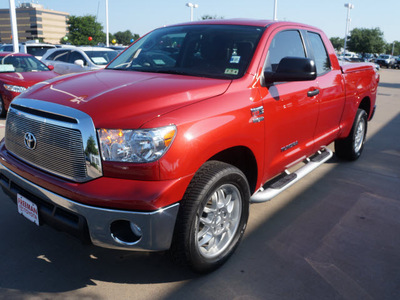 toyota tundra 2011 red grade gasoline 8 cylinders 2 wheel drive automatic 76053