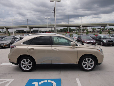 lexus rx 350 2011 beige suv 6 cylinders automatic 77074