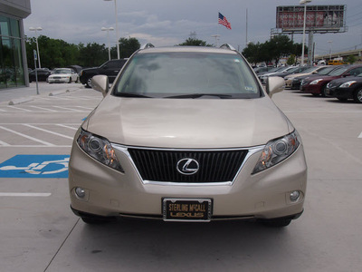 lexus rx 350 2011 beige suv 6 cylinders automatic 77074