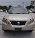 lexus rx 350 2011 beige suv 6 cylinders automatic 77074