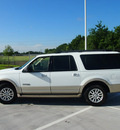 ford expedition el 2007 white suv eddie bauer gasoline 8 cylinders 2 wheel drive 6 speed automatic 77074