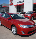 toyota camry 2013 red sedan xle gasoline 4 cylinders front wheel drive automatic 76053