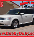 ford flex 2009 white suv sel gasoline 6 cylinders front wheel drive automatic 79110