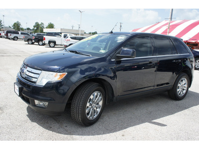 ford edge 2008 dk  blue suv limited gasoline 6 cylinders front wheel drive automatic 77539